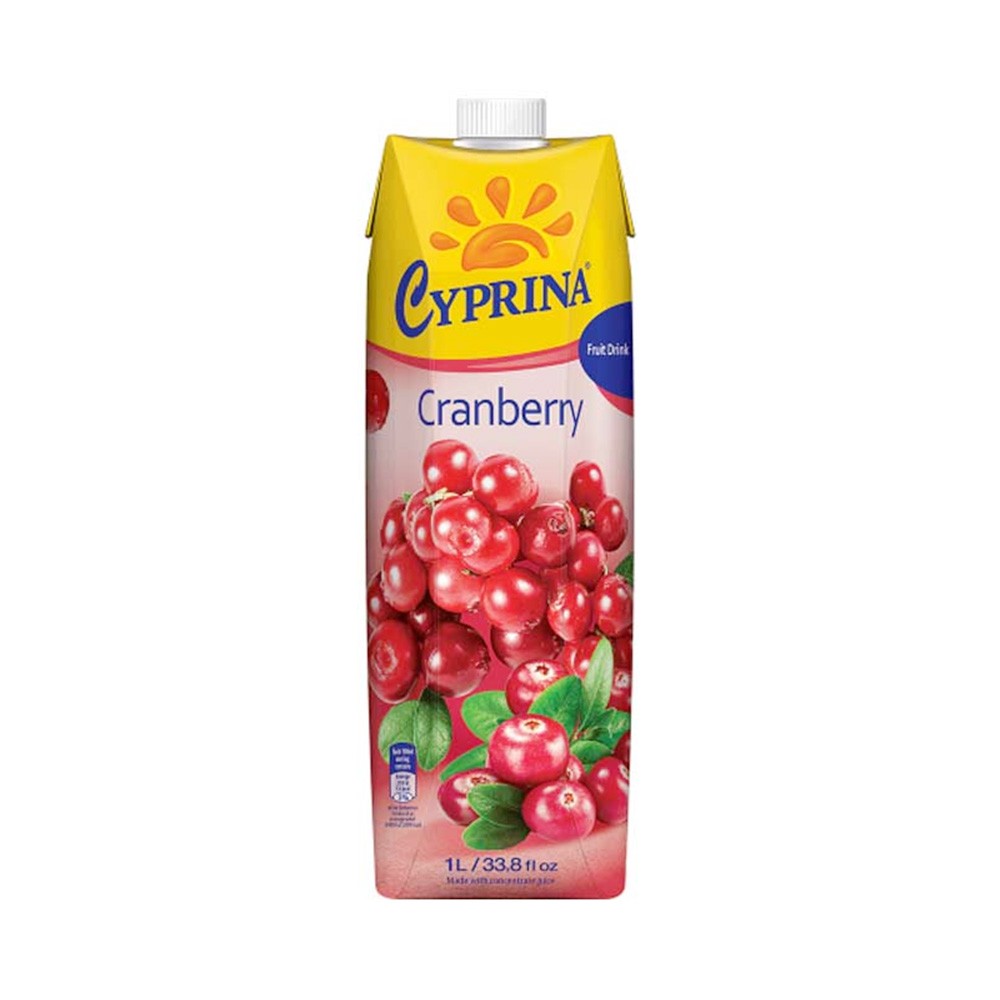 Cyprina Cranberry Juice 1L